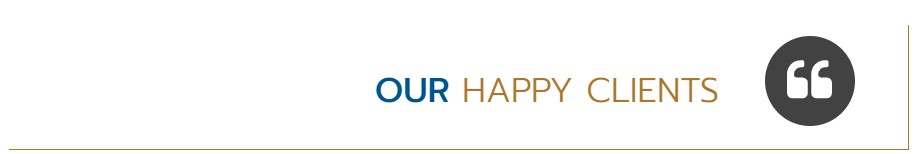Our Happy Clients